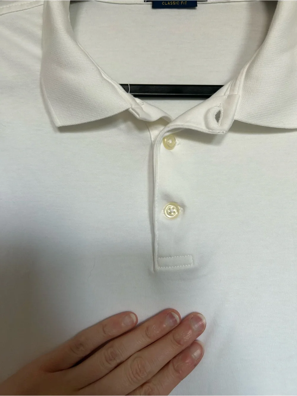 Ralph Lauren Polo Men's White Soft Touch Cotton Classic Fit Polo Shirt